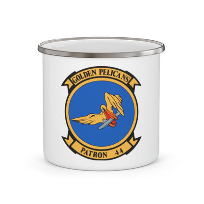 VP 44 Golden Pelicans (U.S. Navy) Enamel Mug 12oz-12oz-The Sticker Space
