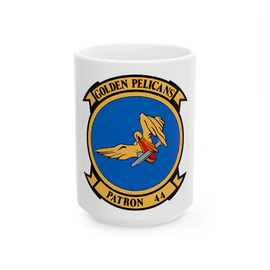 VP 44 Golden Pelicans (U.S. Navy) White Coffee Mug-15oz-The Sticker Space