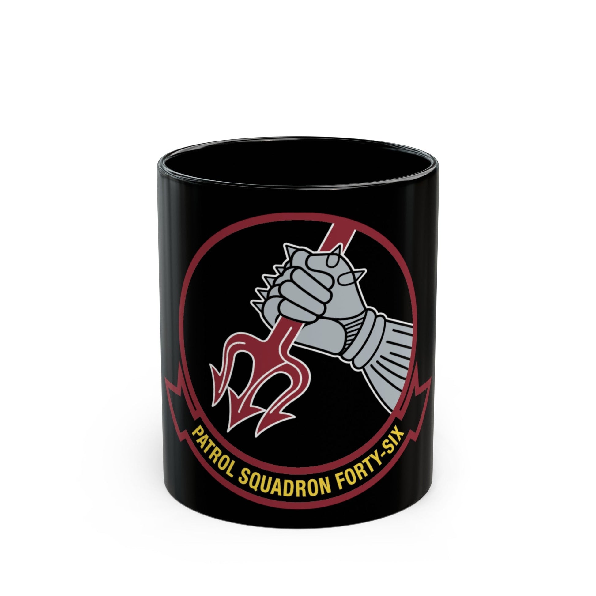 VP 46 Patrol Squadron Forty Six v2 (U.S. Navy) Black Coffee Mug-11oz-The Sticker Space