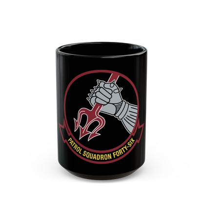 VP 46 Patrol Squadron Forty Six v2 (U.S. Navy) Black Coffee Mug-15oz-The Sticker Space