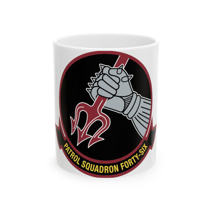 VP 46 Patrol Squadron Forty Six v2 (U.S. Navy) White Coffee Mug-11oz-The Sticker Space