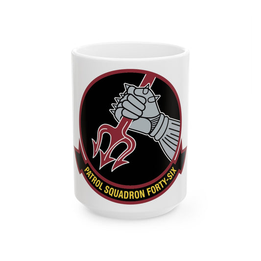 VP 46 Patrol Squadron Forty Six v2 (U.S. Navy) White Coffee Mug-15oz-The Sticker Space