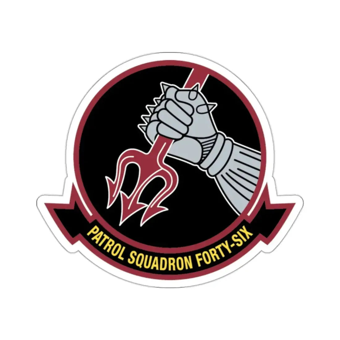 VP 46 Patrol Squadron Forty Six v2 (U.S. Navy) STICKER Vinyl Kiss-Cut Decal 2 Inch White - The Sticker Space