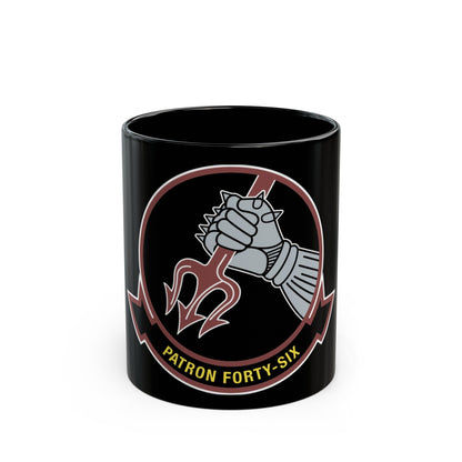 VP 46 Patron Forty Six (U.S. Navy) Black Coffee Mug-11oz-The Sticker Space