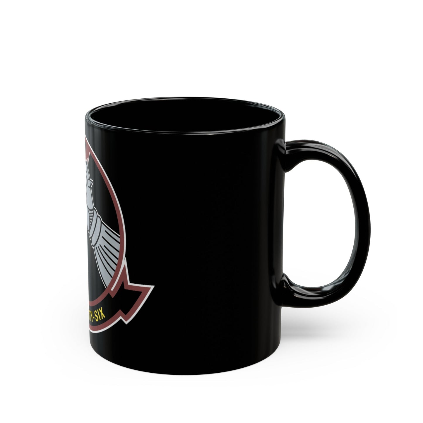 VP 46 Patron Forty Six (U.S. Navy) Black Coffee Mug-The Sticker Space