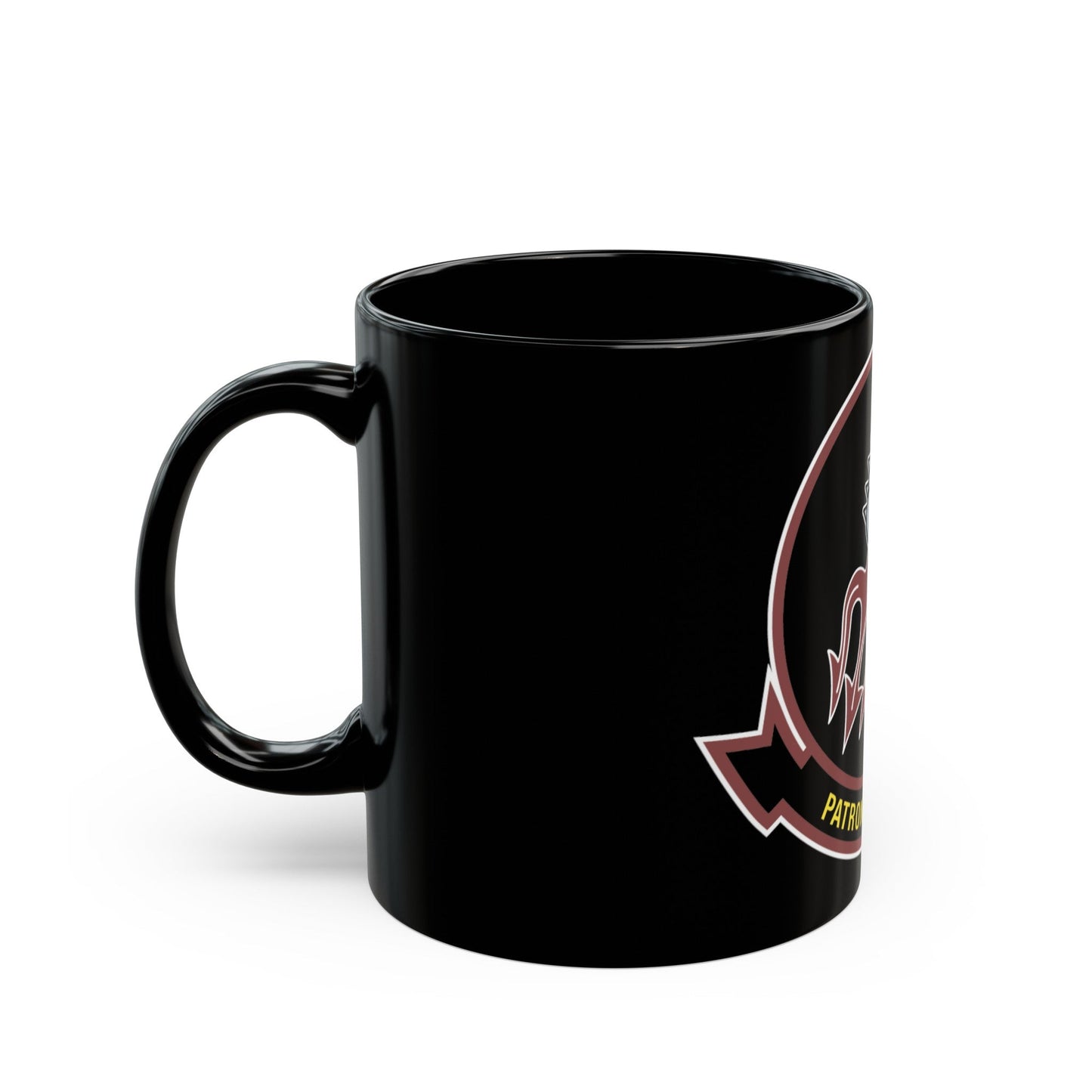 VP 46 Patron Forty Six (U.S. Navy) Black Coffee Mug-The Sticker Space