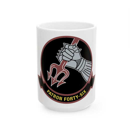 VP 46 Patron Forty Six (U.S. Navy) White Coffee Mug-15oz-The Sticker Space