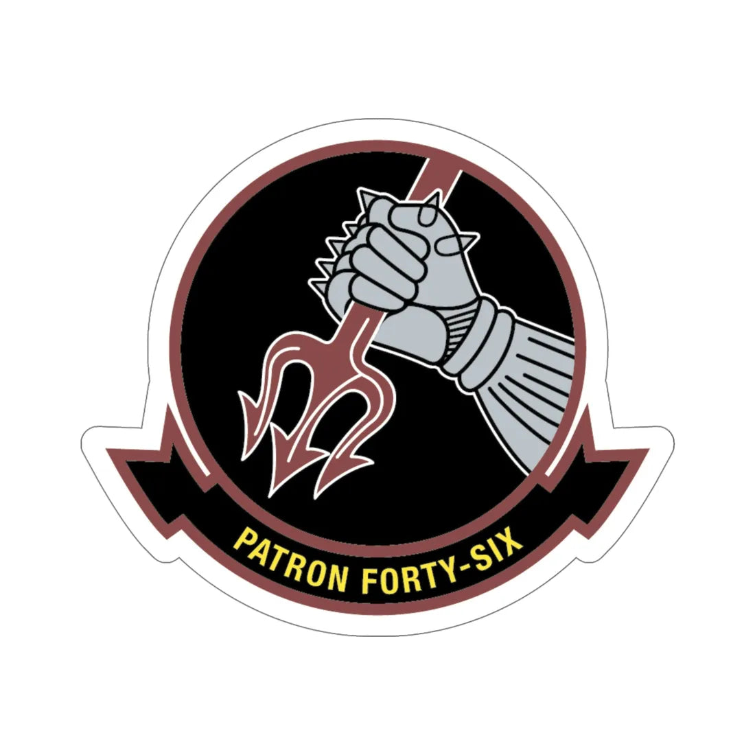 VP 46 Patron Forty Six (U.S. Navy) STICKER Vinyl Die-Cut Decal 6 Inch - The Sticker Space