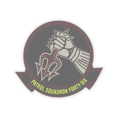 VP 46 v3 (U.S. Navy) STICKER Vinyl Kiss-Cut Decal 3 Inch Transparent - The Sticker Space