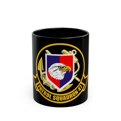 VP 47 Golden Swordsmen (U.S. Navy) Black Coffee Mug-11oz-The Sticker Space