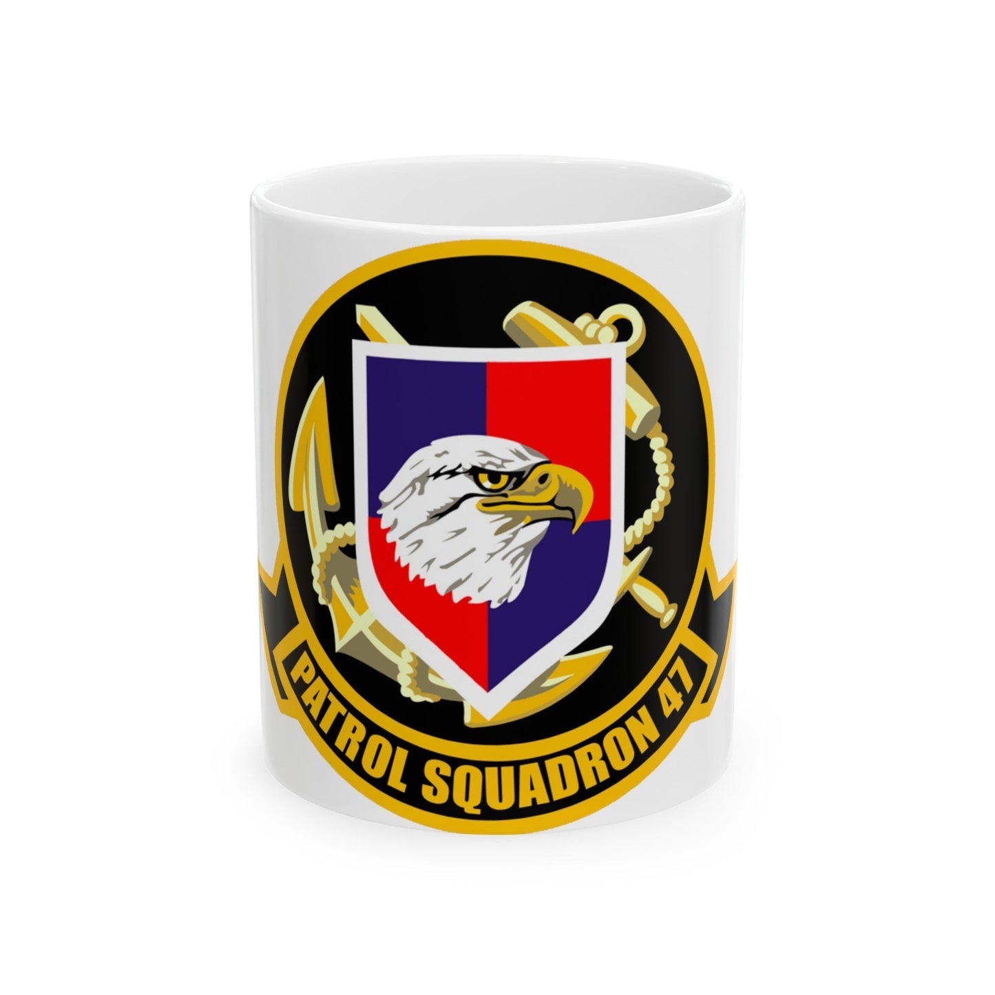 VP 47 Golden Swordsmen (U.S. Navy) White Coffee Mug-11oz-The Sticker Space