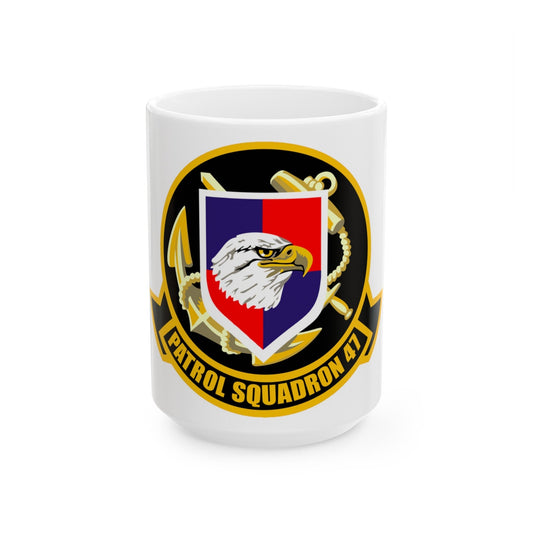 VP 47 Golden Swordsmen (U.S. Navy) White Coffee Mug-15oz-The Sticker Space