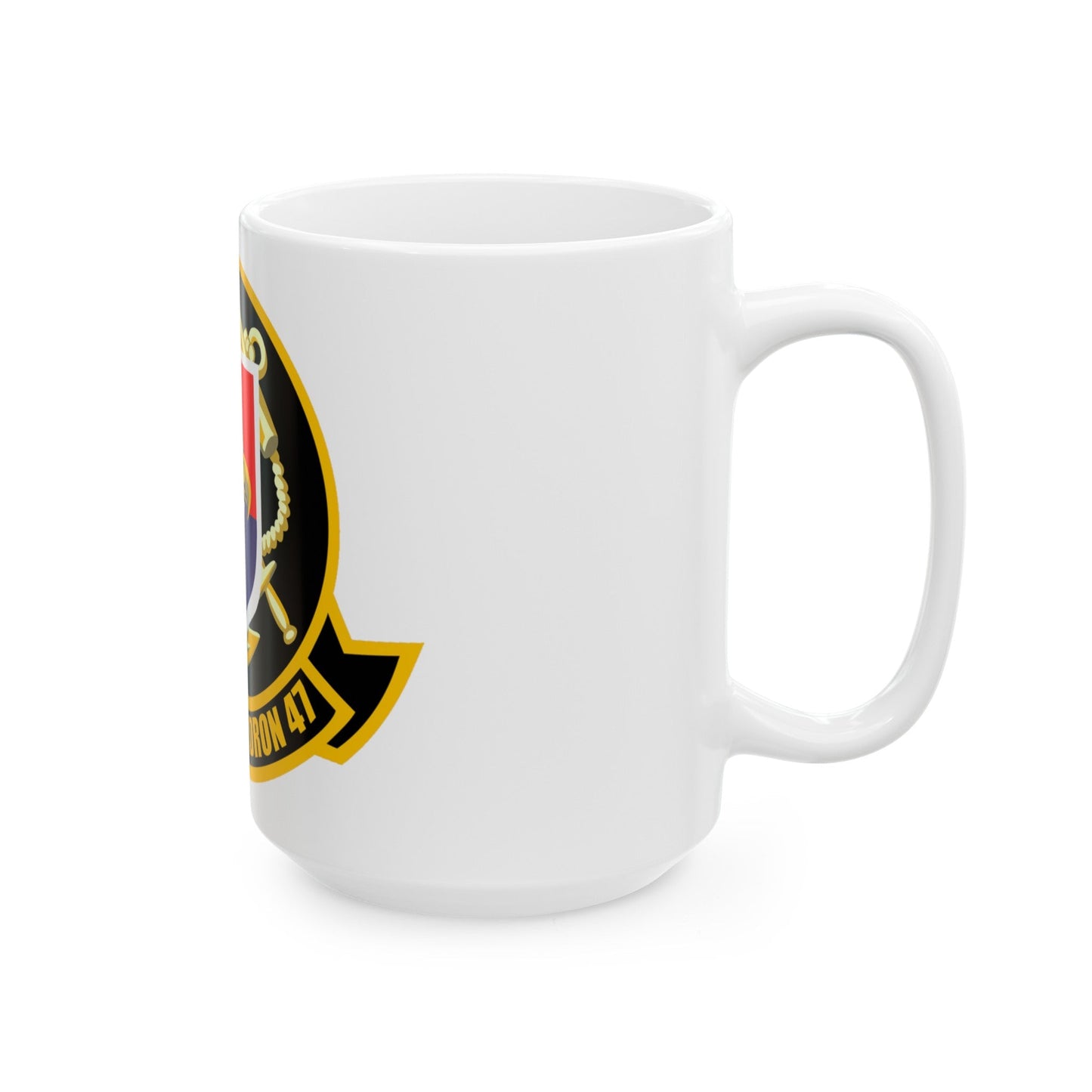 VP 47 Golden Swordsmen (U.S. Navy) White Coffee Mug-The Sticker Space