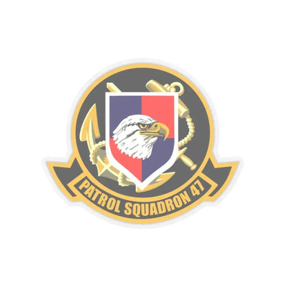 VP 47 Golden Swordsmen (U.S. Navy) STICKER Vinyl Kiss-Cut Decal 2 Inch Transparent - The Sticker Space