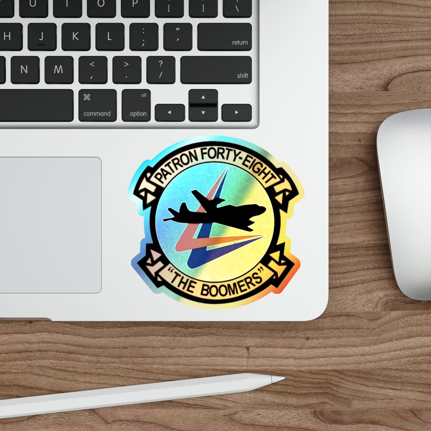 VP 48 Boomers or Pelicans 1946–1991 (U.S. Navy) Holographic STICKER Die-Cut Vinyl Decal-The Sticker Space