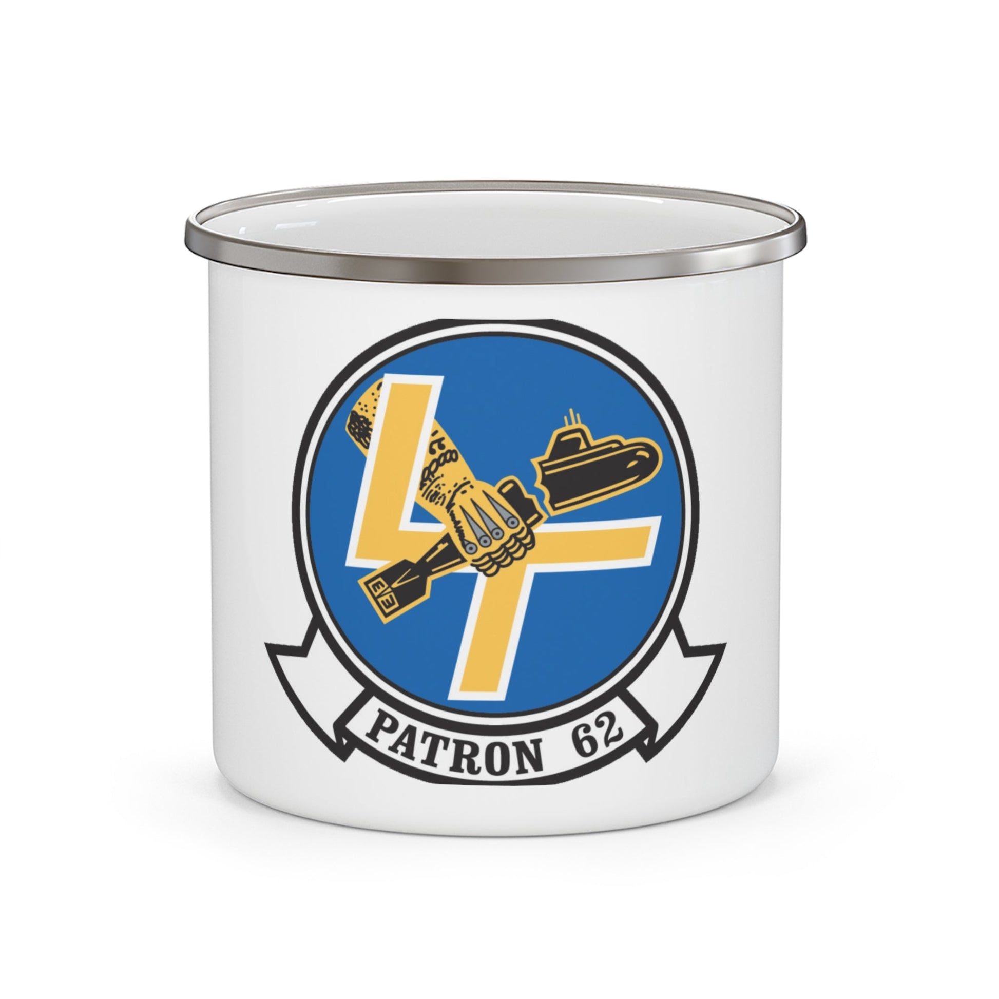 VP 62 Broadarrows (U.S. Navy) Enamel Mug 12oz-12oz-The Sticker Space