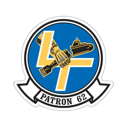 VP 62 Broadarrows (U.S. Navy) STICKER Vinyl Kiss-Cut Decal 4 Inch White - The Sticker Space