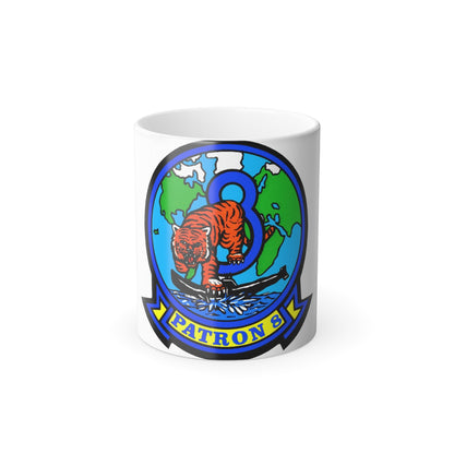 VP 8 Fighting Tigers (U.S. Navy) Color Changing Mug 11oz-11oz-The Sticker Space