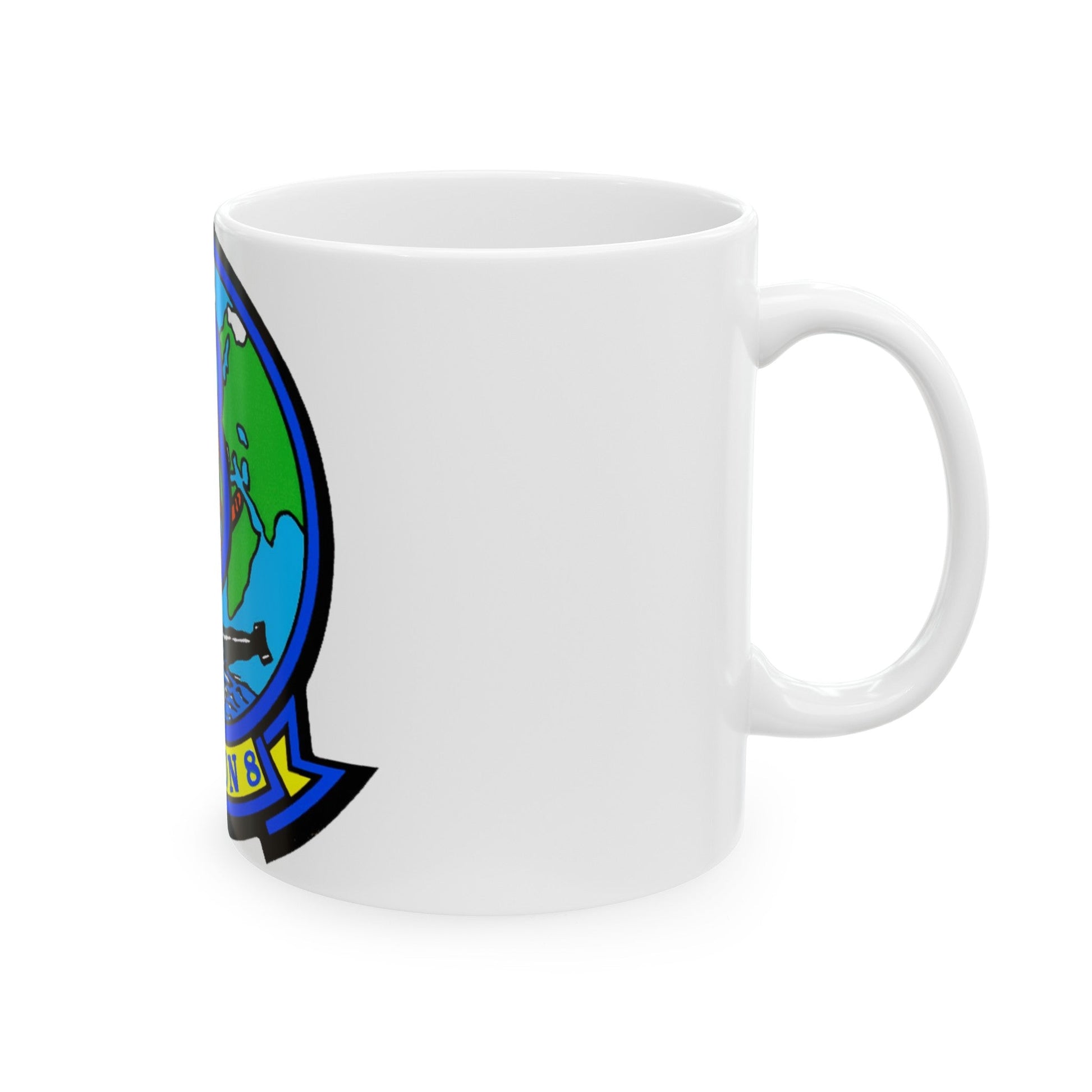 VP 8 Fighting Tigers (U.S. Navy) White Coffee Mug-The Sticker Space