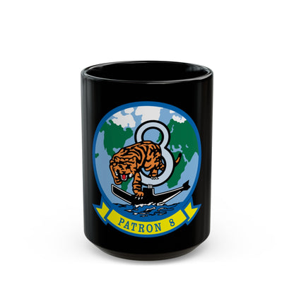 VP 8 PATRON 8 (U.S. Navy) Black Coffee Mug-15oz-The Sticker Space