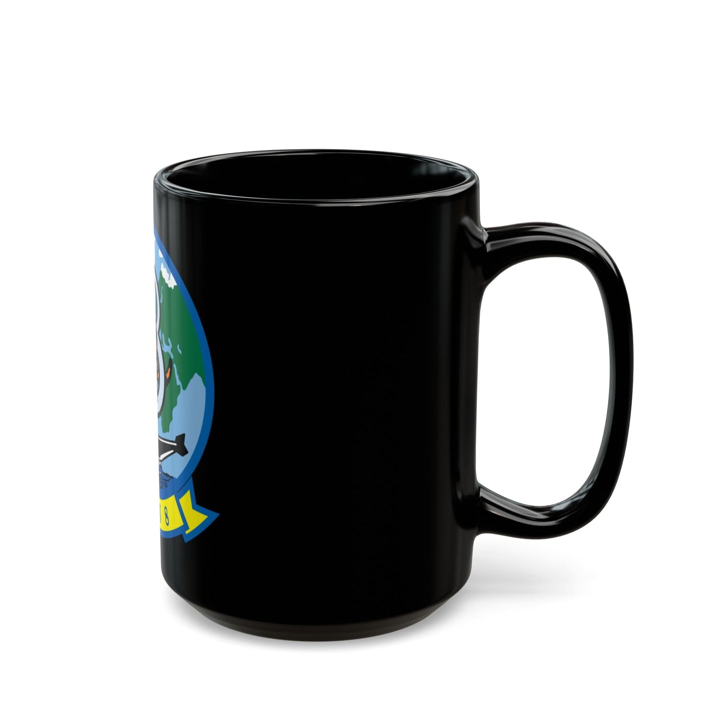 VP 8 PATRON 8 (U.S. Navy) Black Coffee Mug-The Sticker Space