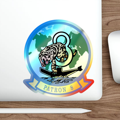 VP 8 PATRON 8 (U.S. Navy) Holographic STICKER Die-Cut Vinyl Decal-The Sticker Space