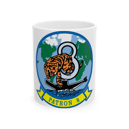 VP 8 PATRON 8 (U.S. Navy) White Coffee Mug-11oz-The Sticker Space