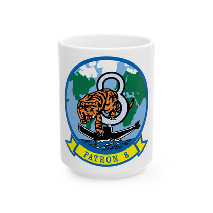 VP 8 PATRON 8 (U.S. Navy) White Coffee Mug-15oz-The Sticker Space