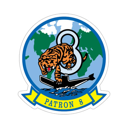 VP 8 PATRON 8 (U.S. Navy) STICKER Vinyl Die-Cut Decal 4 Inch - The Sticker Space