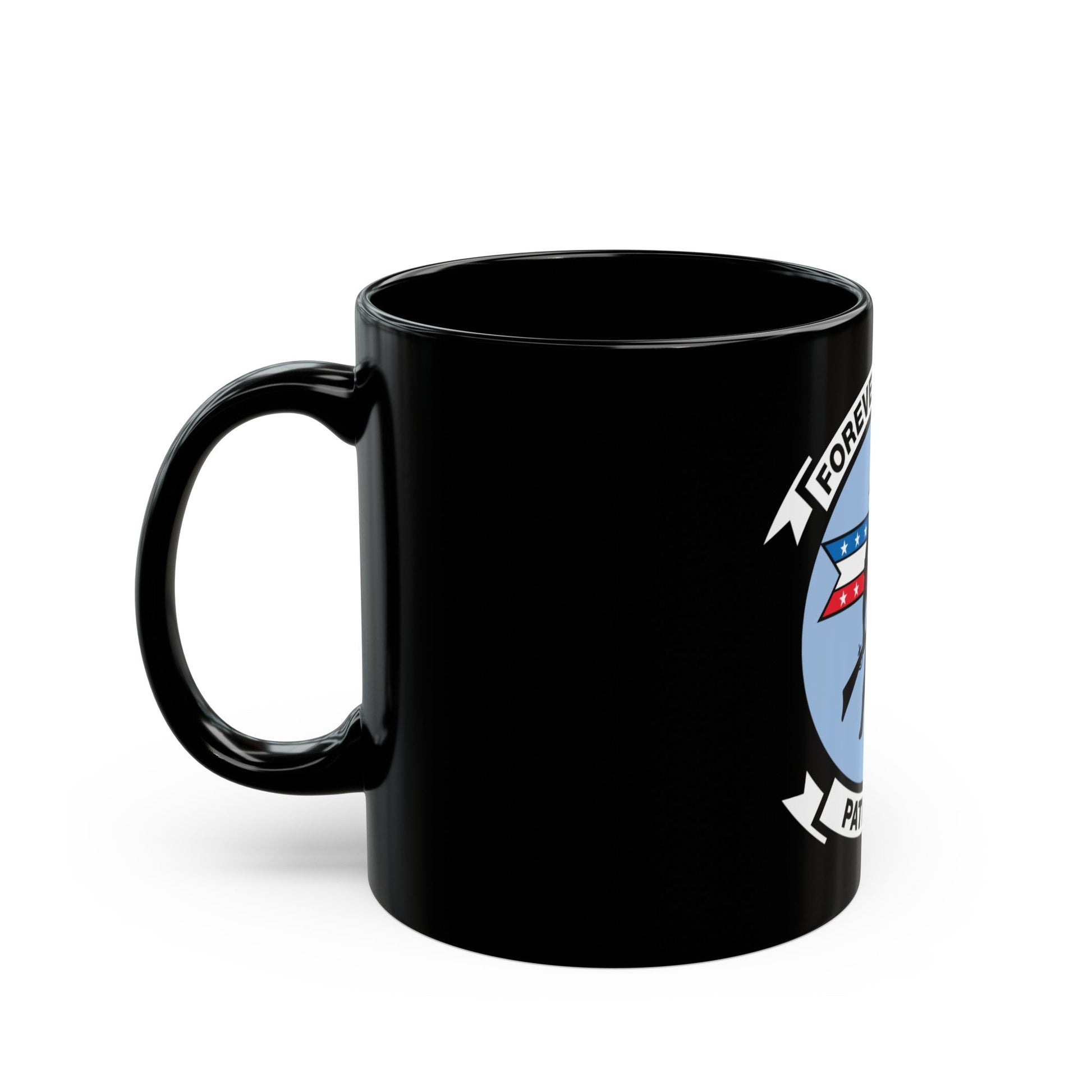 VP 92 Forever Vigilant Patron 92 (U.S. Navy) Black Coffee Mug-The Sticker Space