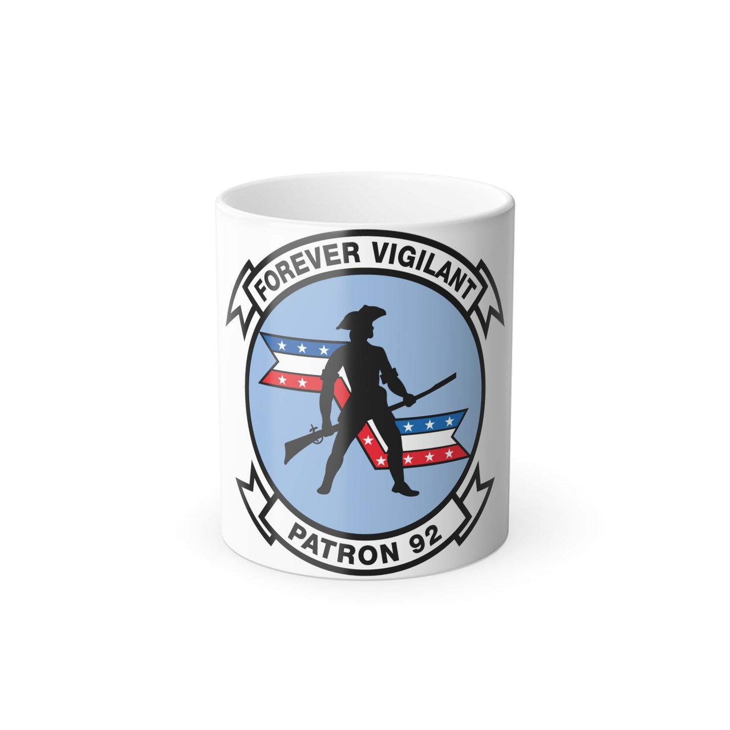 VP 92 Forever Vigilant Patron 92 (U.S. Navy) Color Changing Mug 11oz-11oz-The Sticker Space