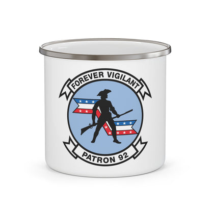 VP 92 Forever Vigilant Patron 92 (U.S. Navy) Enamel Mug 12oz-12oz-The Sticker Space