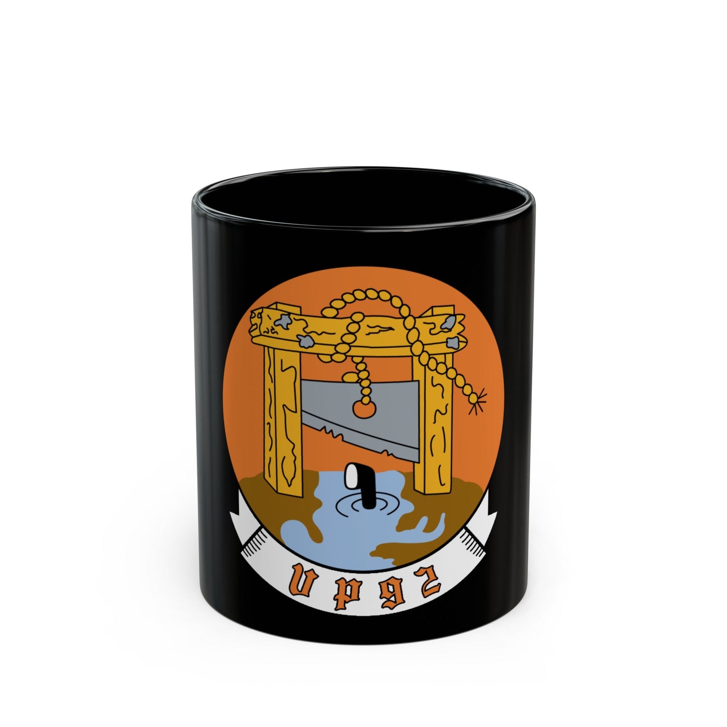 VP 92 Minutemen (U.S. Navy) Black Coffee Mug-11oz-The Sticker Space