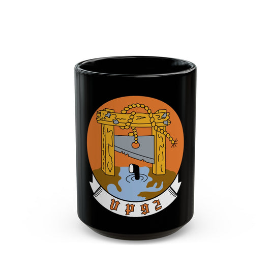 VP 92 Minutemen (U.S. Navy) Black Coffee Mug-15oz-The Sticker Space