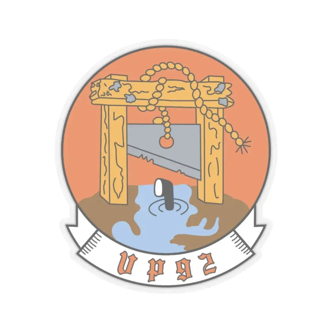 VP 92 Minutemen (U.S. Navy) STICKER Vinyl Kiss-Cut Decal 6 Inch Transparent - The Sticker Space