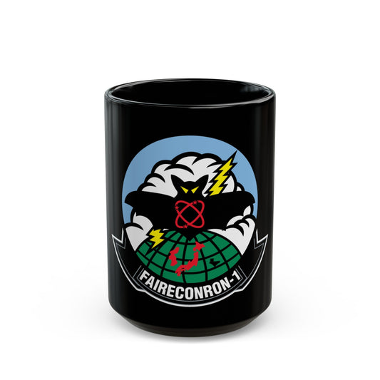 VQ 1 FAIRECONRON 1 World Watchers (U.S. Navy) Black Coffee Mug-15oz-The Sticker Space