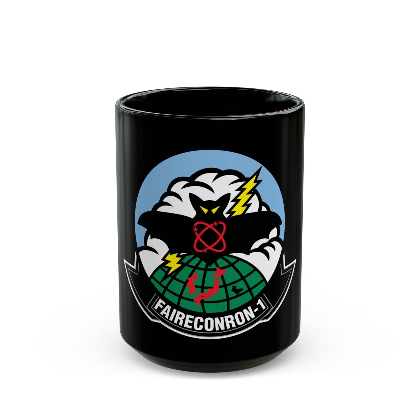 VQ 1 FAIRECONRON 1 World Watchers (U.S. Navy) Black Coffee Mug-15oz-The Sticker Space