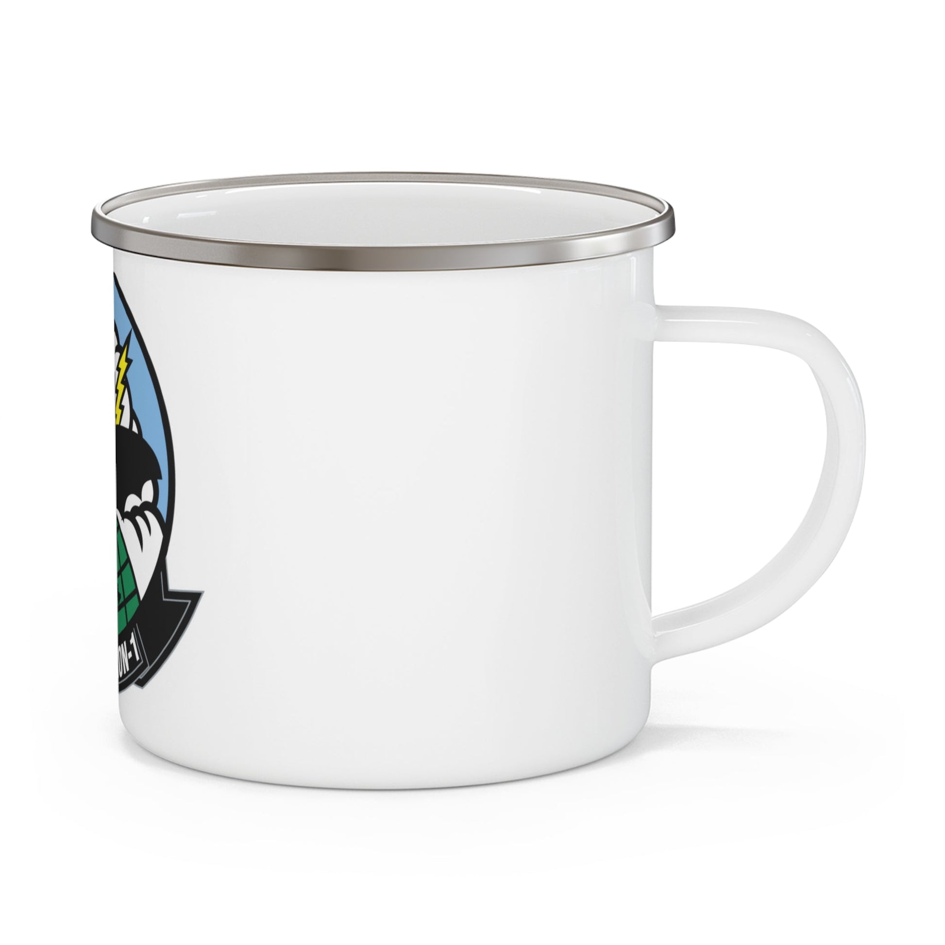 VQ 1 FAIRECONRON 1 World Watchers (U.S. Navy) Enamel Mug 12oz-12oz-The Sticker Space