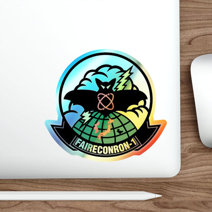 VQ 1 FAIRECONRON 1 World Watchers (U.S. Navy) Holographic STICKER Die-Cut Vinyl Decal-The Sticker Space