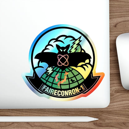 VQ 1 FAIRECONRON 1 World Watchers (U.S. Navy) Holographic STICKER Die-Cut Vinyl Decal-The Sticker Space