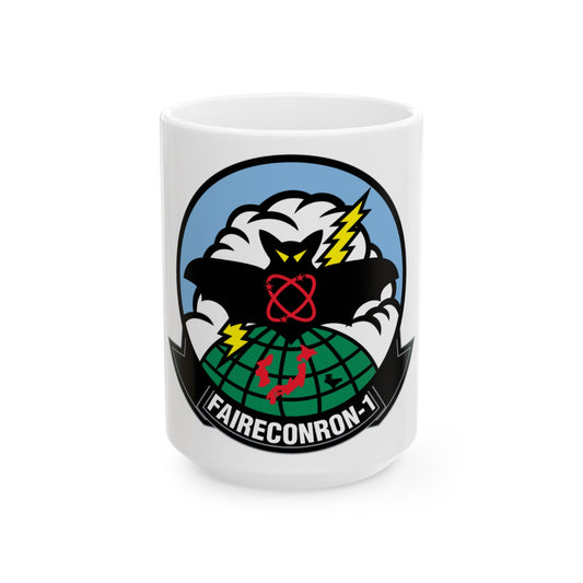 VQ 1 FAIRECONRON 1 World Watchers (U.S. Navy) White Coffee Mug-15oz-The Sticker Space