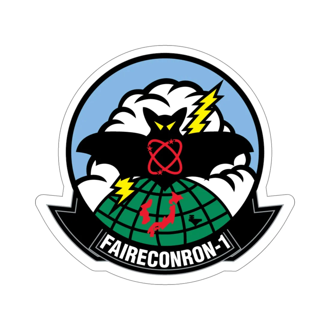 VQ 1 FAIRECONRON 1 World Watchers (U.S. Navy) STICKER Vinyl Die-Cut Decal 5 Inch - The Sticker Space