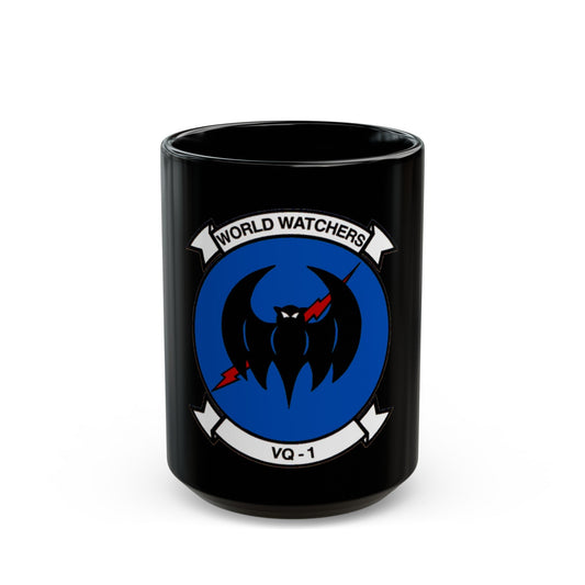 VQ 1 World Watchers v2 (U.S. Navy) Black Coffee Mug-15oz-The Sticker Space