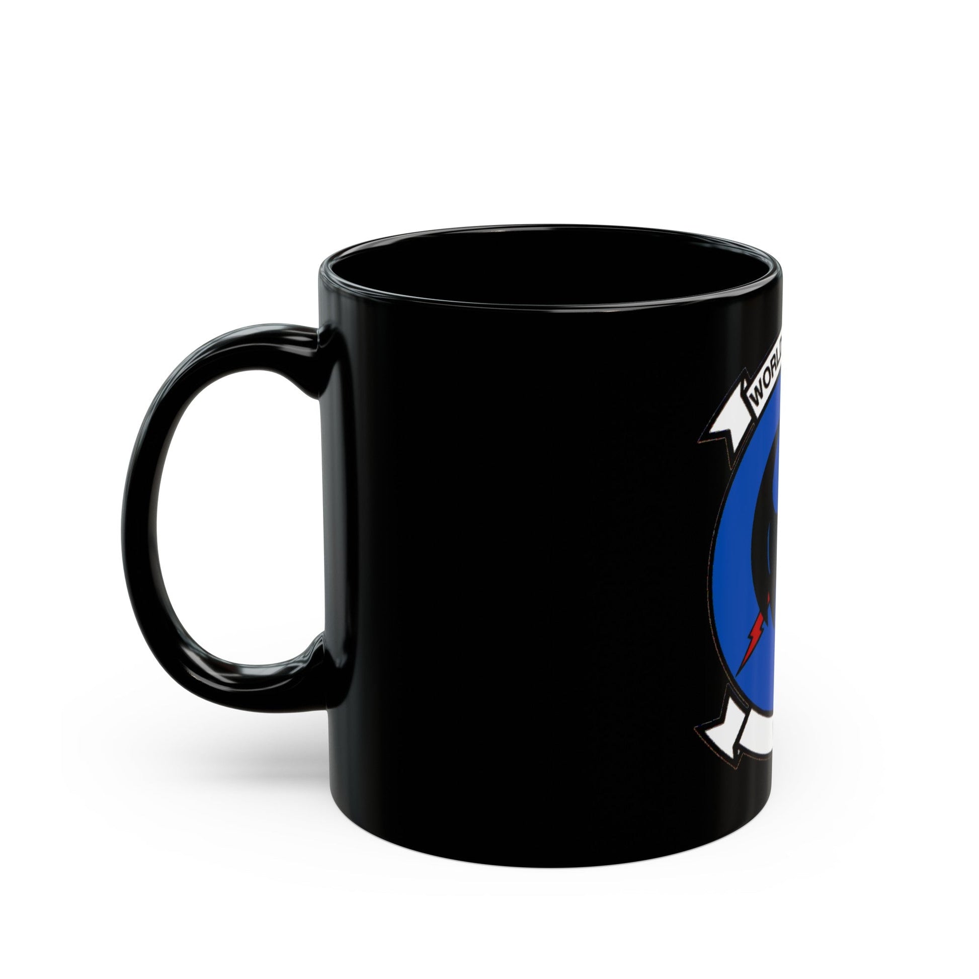 VQ 1 World Watchers v2 (U.S. Navy) Black Coffee Mug-The Sticker Space