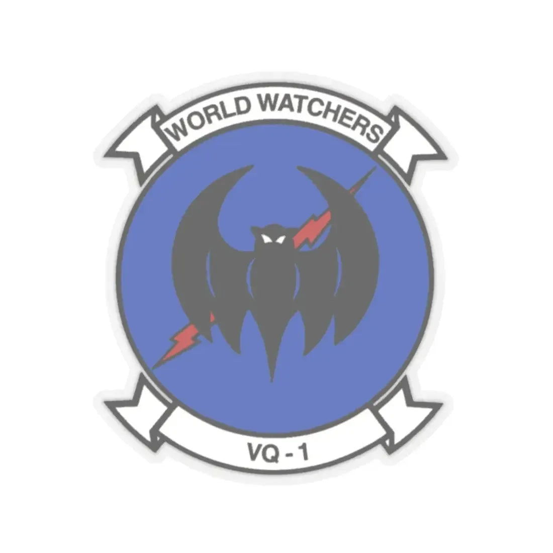 VQ 1 World Watchers v2 (U.S. Navy) STICKER Vinyl Kiss-Cut Decal 3 Inch Transparent - The Sticker Space