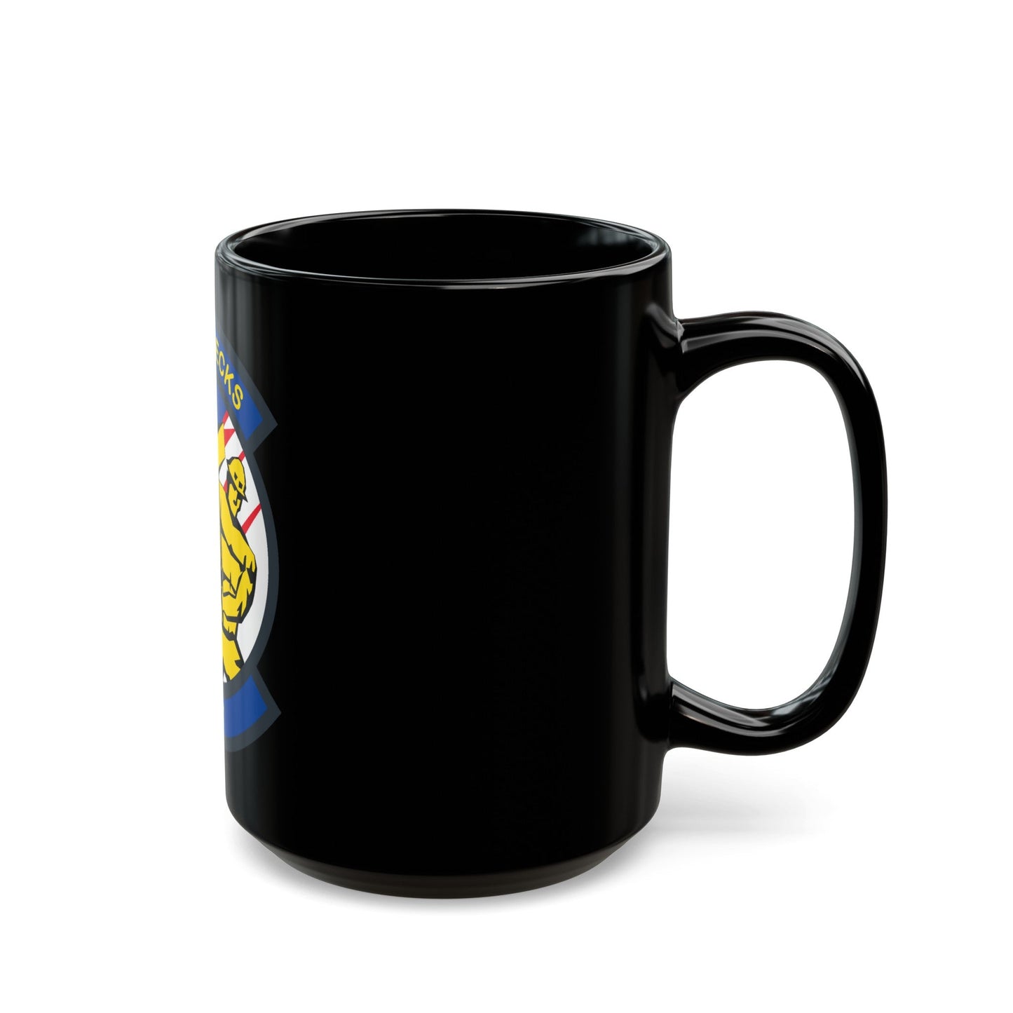VQ 7 Roughnecks (U.S. Navy) Black Coffee Mug-The Sticker Space