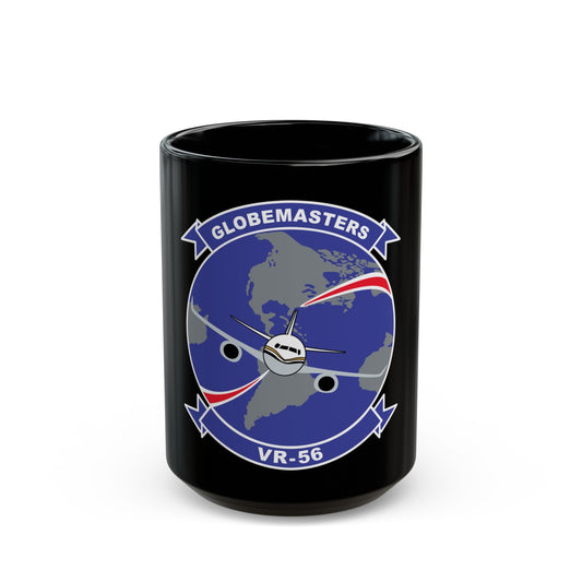 VR 56 Globemasters (U.S. Navy) Black Coffee Mug-15oz-The Sticker Space