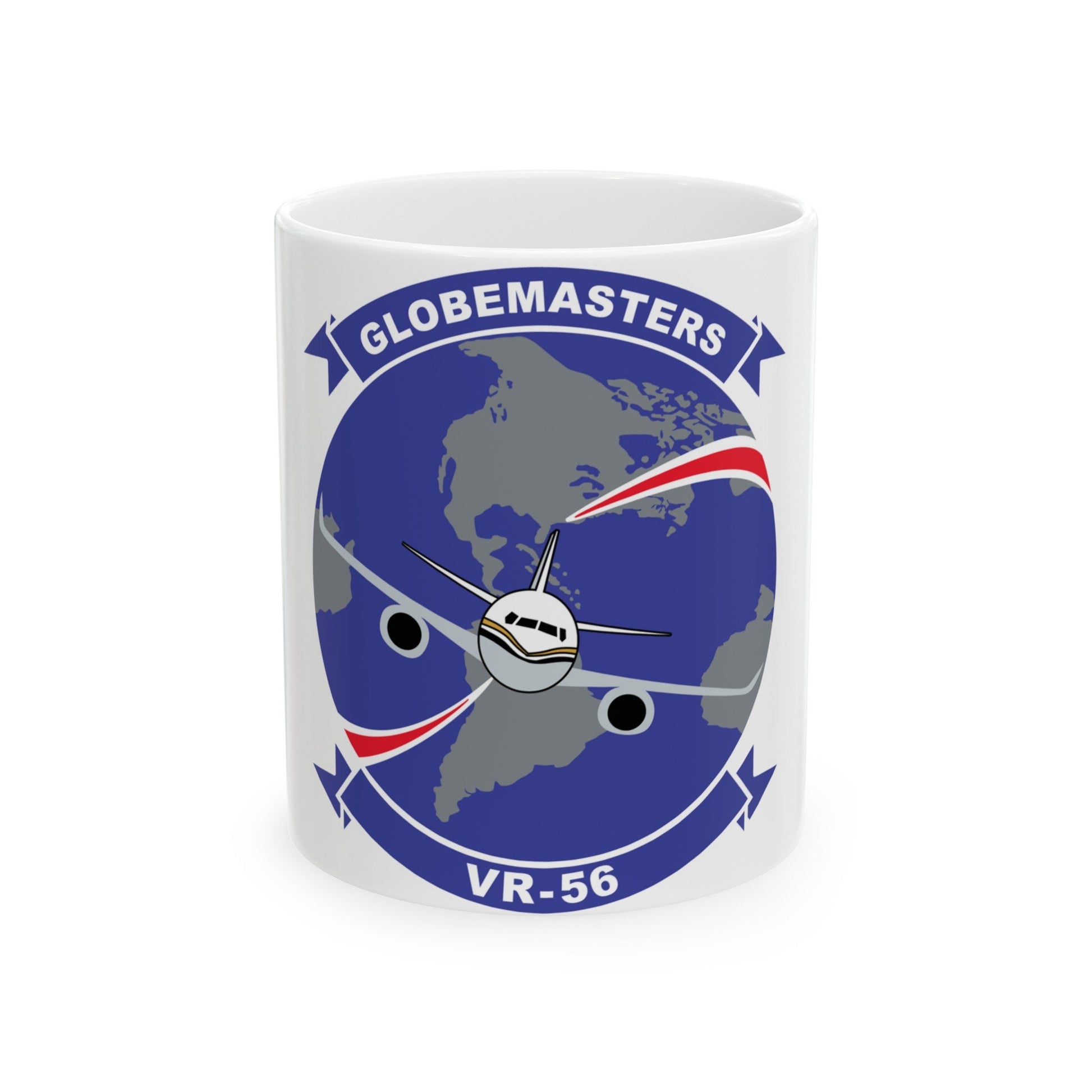 VR 56 Globemasters (U.S. Navy) White Coffee Mug-11oz-The Sticker Space