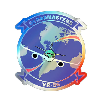 VR 56 Globemasters (U.S. Navy) Holographic STICKER Die-Cut Vinyl Decal 3 Inch Holographic - The Sticker Space