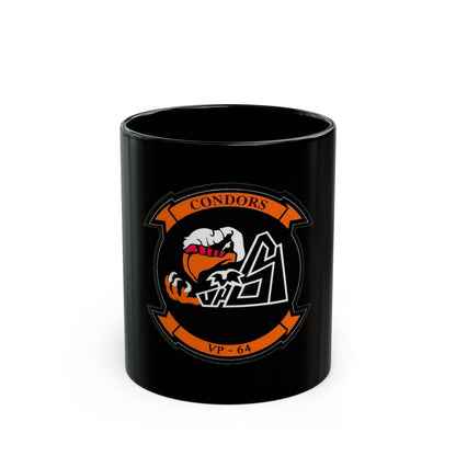 VR 64 Condors (U.S. Navy) Black Coffee Mug-11oz-The Sticker Space